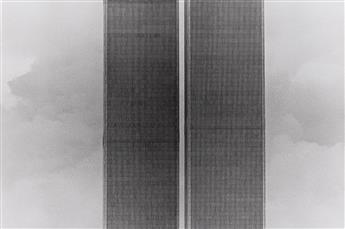 WOLF VON DEM BUSSCHE (1934-2014) A suite of 12 atmospheric photographs of the World Trade Center and Washington Square, N.Y. 1976.